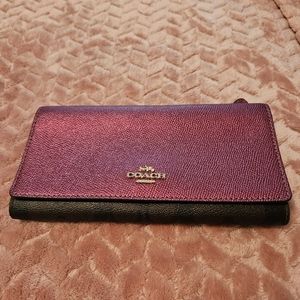 Leather Coach wallet